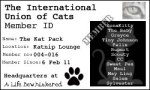 Cat Union Card Katnip Lounge